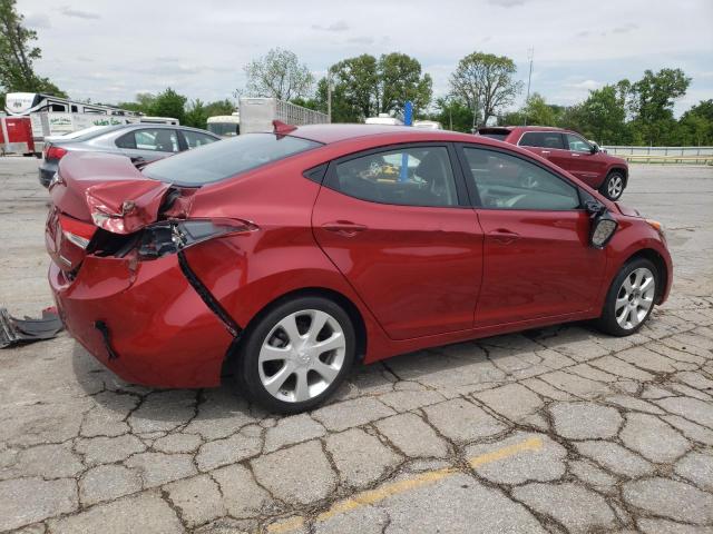 HYUNDAI ELANTRA GL 2013 red  gas KMHDH4AE9DU850019 photo #4