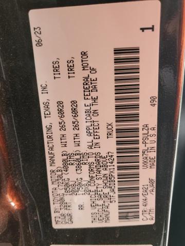 2023 TOYOTA TUNDRA CRE - 5TFJA5DB5PX114247