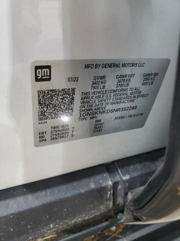 2022 CHEVROLET TAHOE K150 - 1GNSKNKD5NR352288