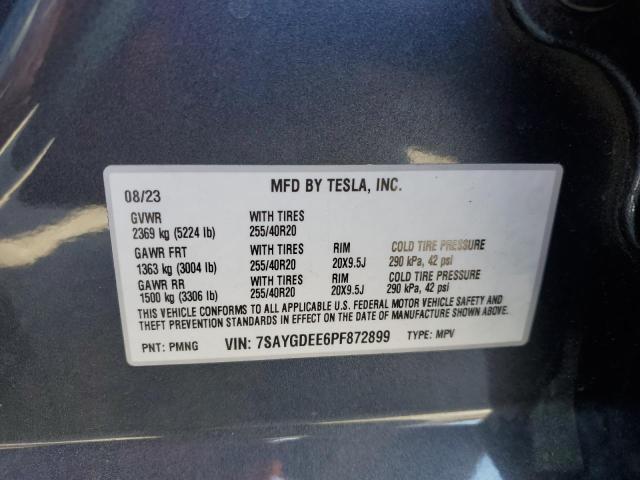 2023 TESLA MODEL Y - 7SAYGDEE6PF872899