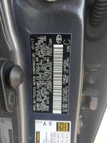 2017 TOYOTA PRIUS - JTDKBRFU9H3568985