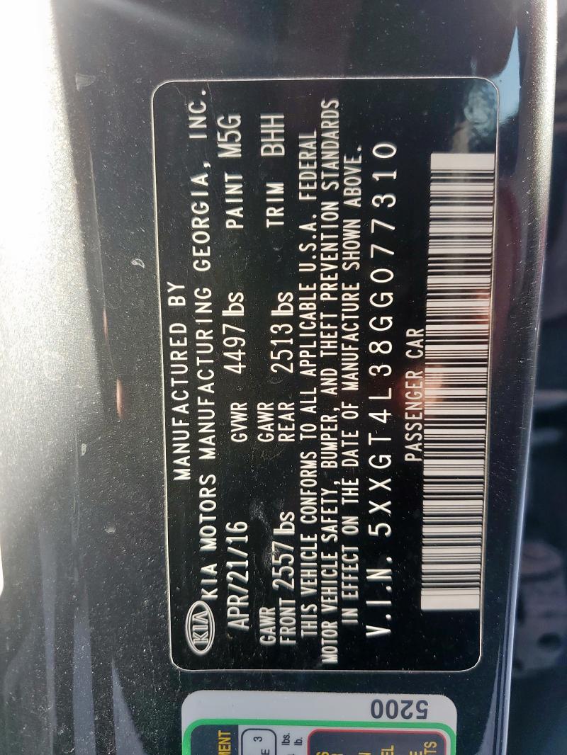 2016 KIA OPTIMA LX - 5XXGT4L38GG077310