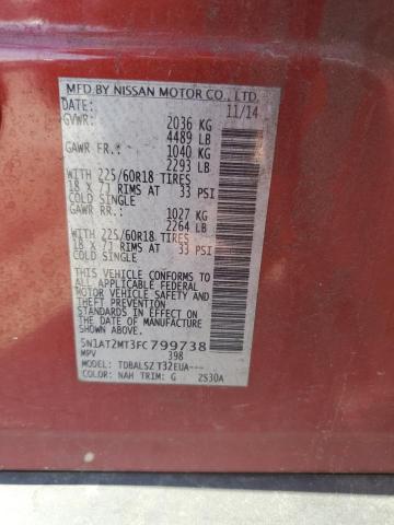 2015 NISSAN ROGUE S - 5N1AT2MT3FC799738