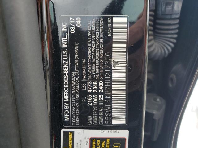 2017 MERCEDES-BENZ C 300 4MAT - 55SWF4KB7HU217300