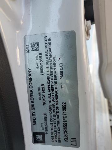 2015 CHEVROLET SPARK LS - KL8CB6S91FC712992