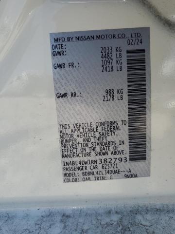 2024 NISSAN ALTIMA SV - 1N4BL4DW1RN382793