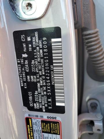 2022 KIA K5 GT LINE - 5XXG64J20NG118009
