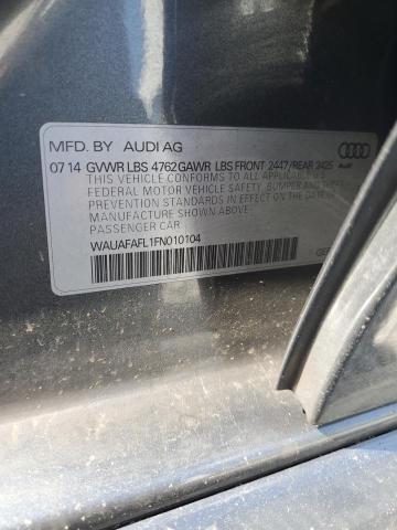 2015 AUDI A4 PREMIUM WAUAFAFL1FN010104