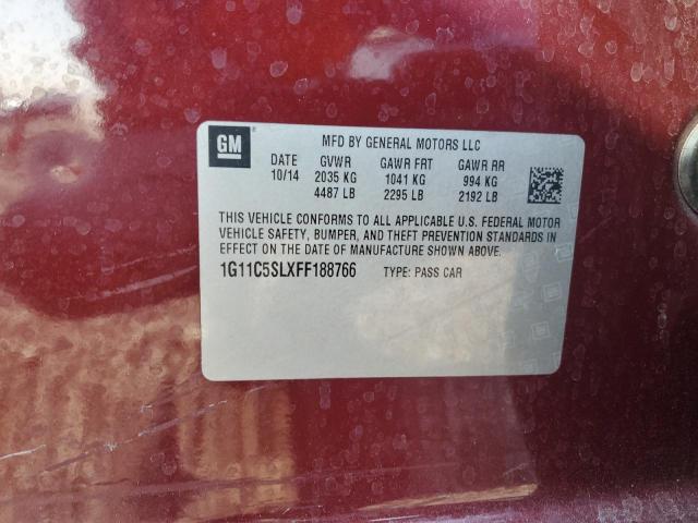 2015 CHEVROLET MALIBU 1LT - 1G11C5SLXFF188766