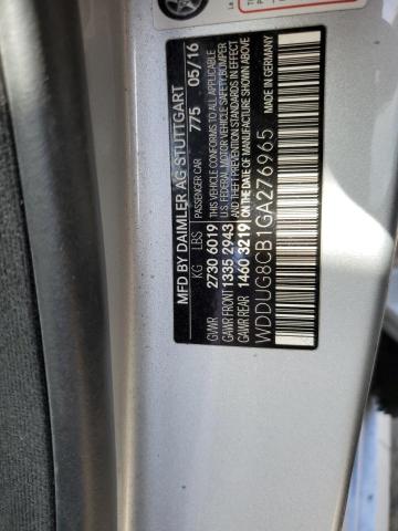 2016 MERCEDES-BENZ S 550 WDDUG8CB1GA276965