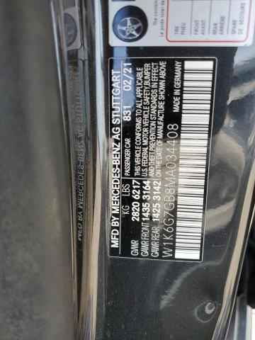 2021 MERCEDES-BENZ S - W1K6G7GB8MA034408