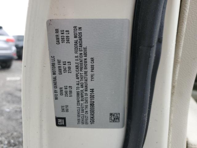 2011 CADILLAC DTS - 1G6KA5E69BU100144
