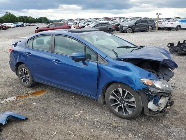 Vin: 19xfb2f81fe058499, lot: 55700965, honda civic ex 20154