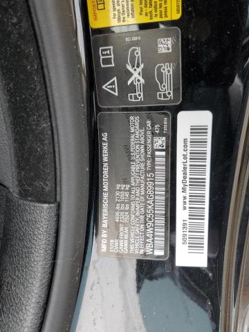 2019 BMW 440XI WBA4W9C55KAG89915