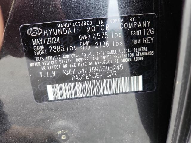 2024 HYUNDAI SONATA HYB - KMHL34JJ5RA096245