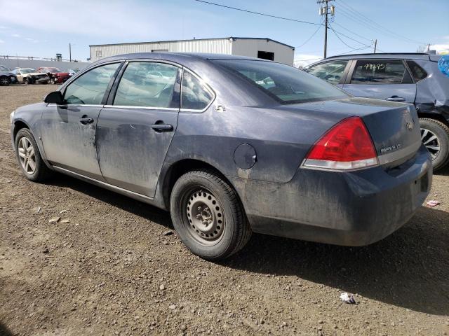 CHEVROLET IMPALA LS 2008 charcoal  flexible fuel 2G1WB58K189144383 photo #3