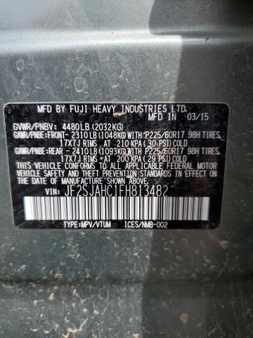 2015 SUBARU FORESTER 2 JF2SJAHC1FH813482