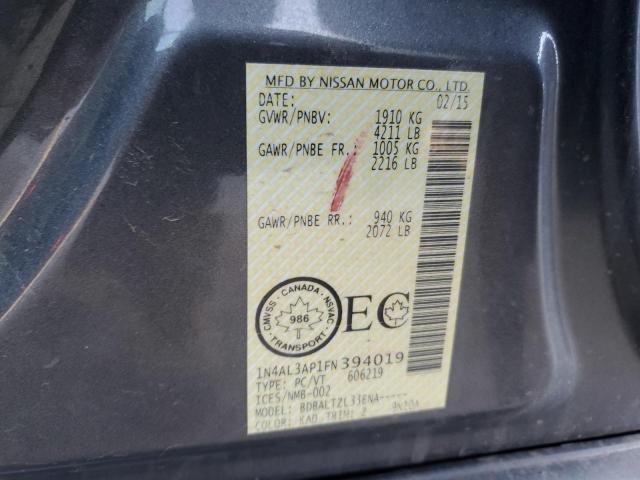 2015 NISSAN ALTIMA 2.5 - 1N4AL3AP1FN394019