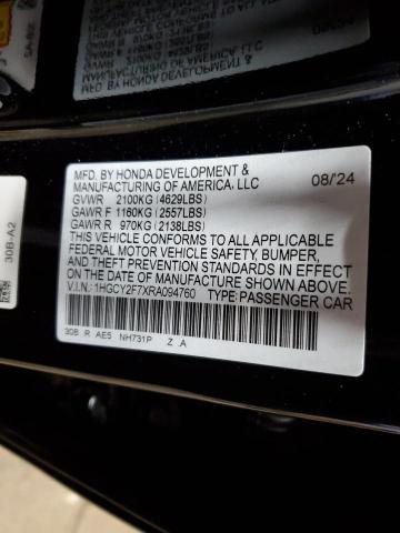 2024 HONDA ACCORD HYB - 1HGCY2F7XRA094760