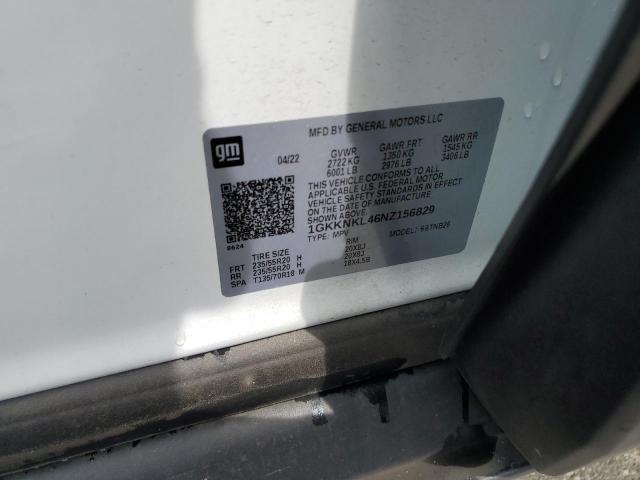 2022 GMC ACADIA SLE 1GKKNKL46NZ156829
