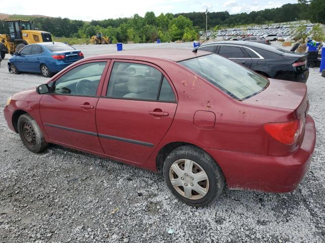 TOYOTA COROLLA CE 2008 red  gas 1NXBR32E18Z005510 photo #3