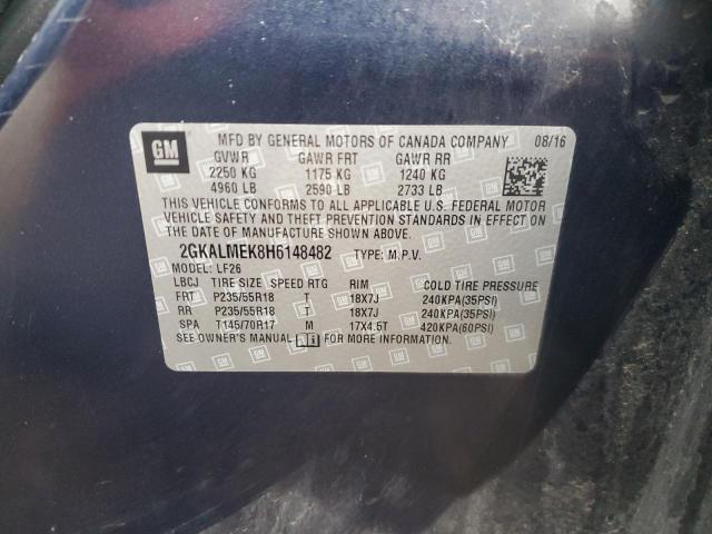 2017 GMC TERRAIN SL - 2GKALMEK8H6148482