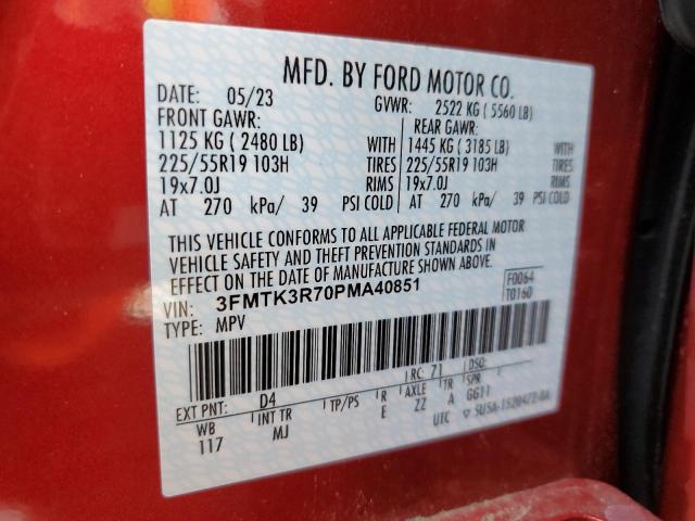 2023 FORD MUSTANG MA - 3FMTK3R70PMA40851