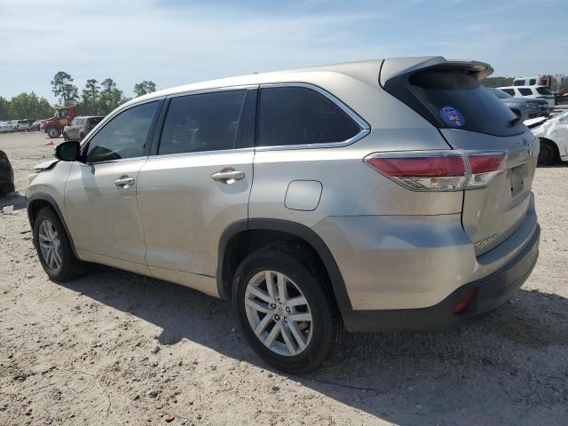TOYOTA HIGHLANDER 2015 silver  gas 5TDZARFH4FS012258 photo #3