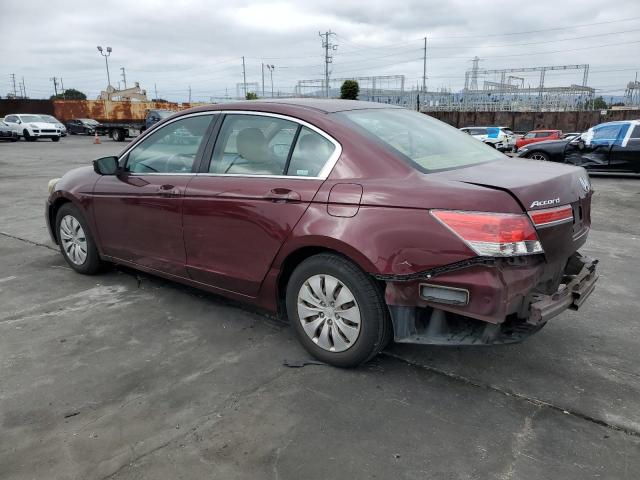 HONDA ACCORD LX 2011 burgundy  gas 1HGCP2F38BA132282 photo #3