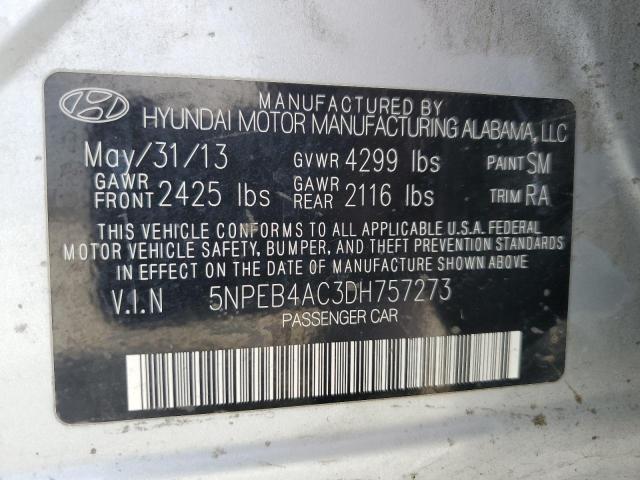 2013 HYUNDAI SONATA GLS - 5NPEB4AC3DH757273