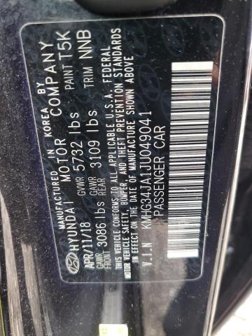 2018 GENESIS G90 PREMIU KMHG34JA1JU049041