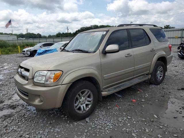 TOYOTA SEQUOIA SR 2005 gold  gas 5TDZT34A15S260012 photo #1