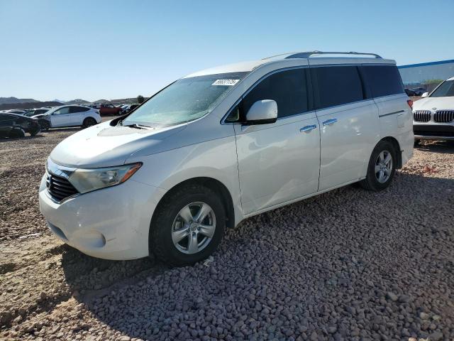 NISSAN QUEST S 2013 white  gas JN8AE2KP2D9064297 photo #1