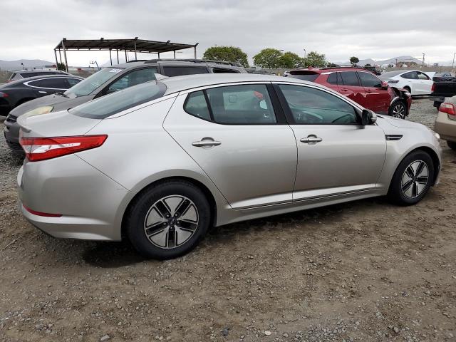 KIA OPTIMA HYB 2012 silver  hybrid engine KNAGM4AD7C5018835 photo #4