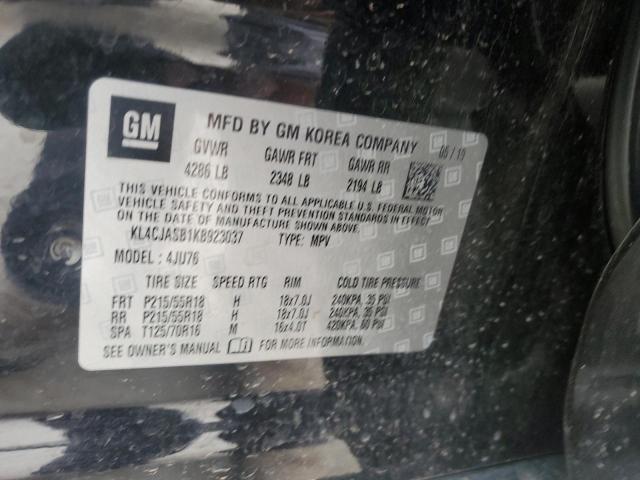 2019 BUICK ENCORE PRE - KL4CJASB1KB923037