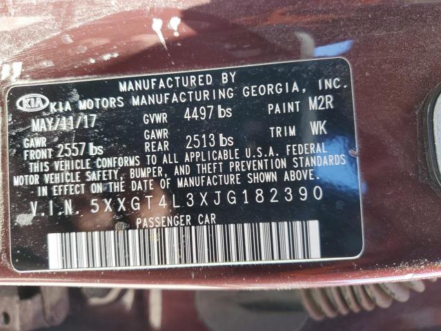 2018 KIA OPTIMA LX - 5XXGT4L3XJG182390