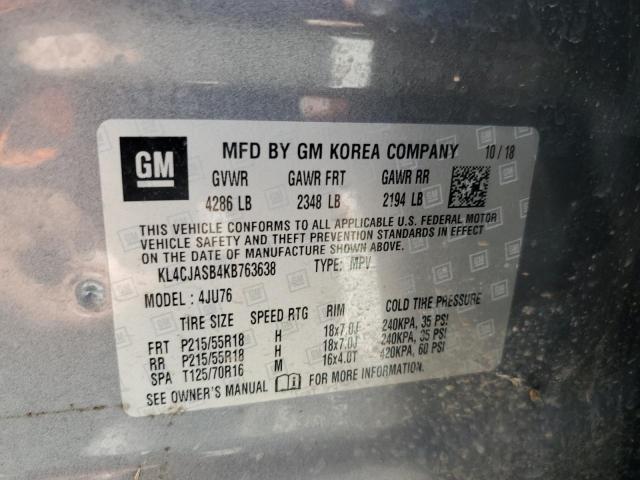 2019 BUICK ENCORE PRE - KL4CJASB4KB763638