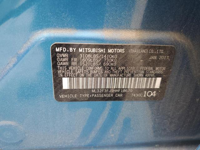 2017 MITSUBISHI MIRAGE G4 - ML32F3FJ9HHF18670
