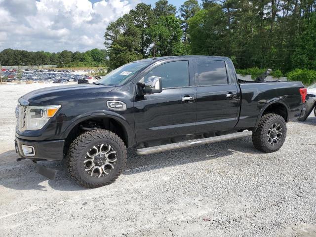 NISSAN TITAN XD S 2016 black crew pic diesel 1N6BA1F46GN513494 photo #1