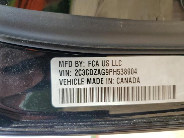 2023 DODGE CHALLENGER - 2C3CDZAG9PH538904