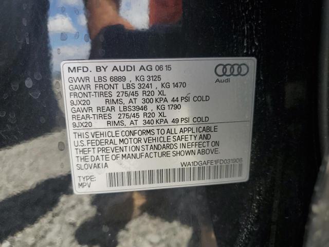 2015 AUDI Q7 PRESTIG - WA1DGAFE1FD031906