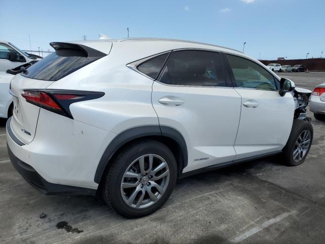 LEXUS NX 300H 2015 white  hybrid engine JTJBJRBZ8F2027317 photo #4