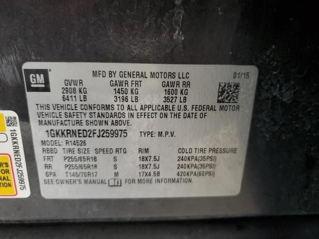 2015 GMC ACADIA SLE - 1GKKRNED2FJ259975