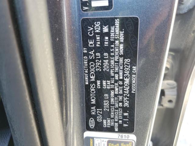 2021 KIA FORTE FE - 3KPF24AD9ME349278