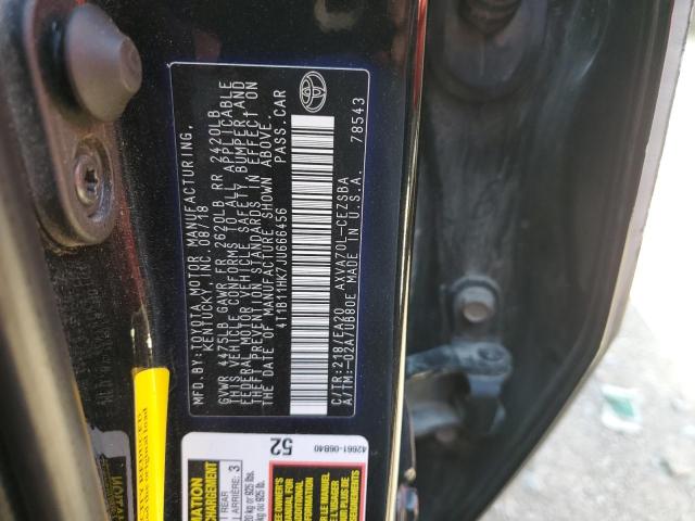 2018 TOYOTA CAMRY L - 4T1B11HK7JU666456