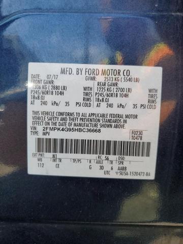 2017 FORD EDGE SE - 2FMPK4G95HBC36668
