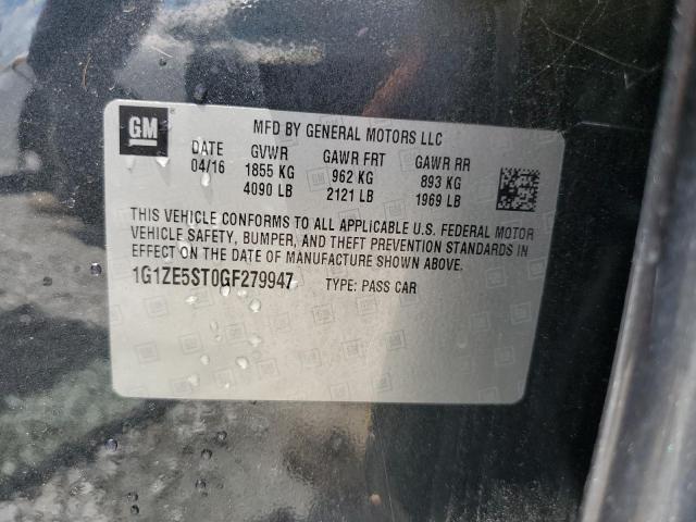 2016 CHEVROLET MALIBU LT - 1G1ZE5ST0GF279947