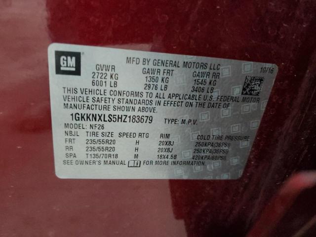 2017 GMC ACADIA DEN - 1GKKNXLS5HZ183679