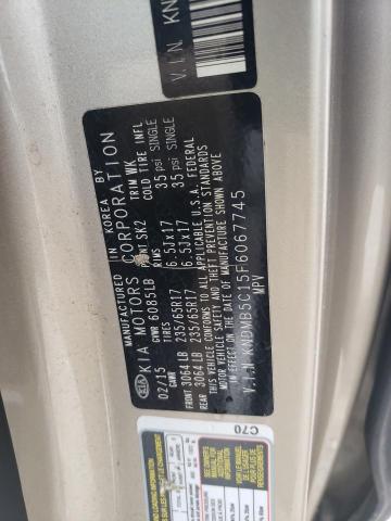 2015 KIA SEDONA LX KNDMB5C15F6067745