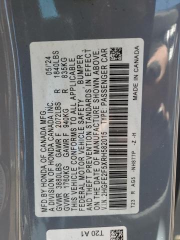 2024 HONDA CIVIC SPOR 2HGFE2F5XRH582015